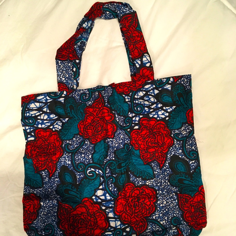 African print shoulder bag